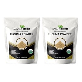 Lucuma Powder Organic Raw – Non-GMO & Nutrient-Dense Superfood | Certified Organic Lucuma Powder for Smoothies, Baking & Desserts – Natural Sweetener (1 Pound (Pack of 2))