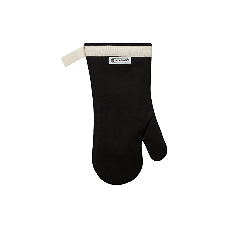 Le Creuset 95002300000000 Textiles Oven Mitt, 14 Inch-Black