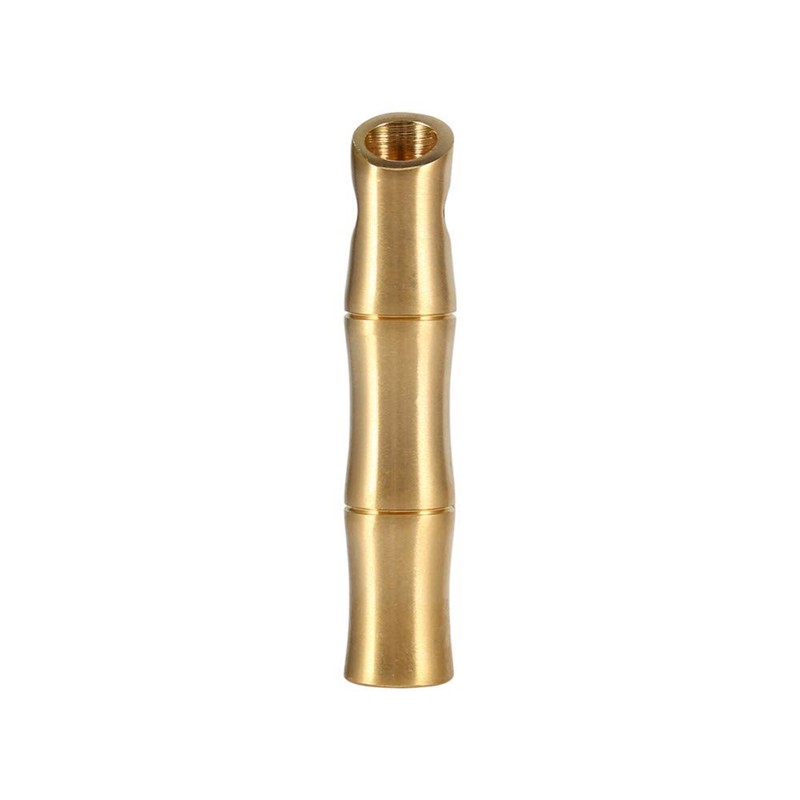 2pcs Brass Whistle Emergency Whistle EDC Loud Signal Whistle for