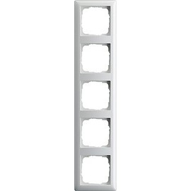 GIRA Standard 55 Series 5-Way Frame Pure White Glossy