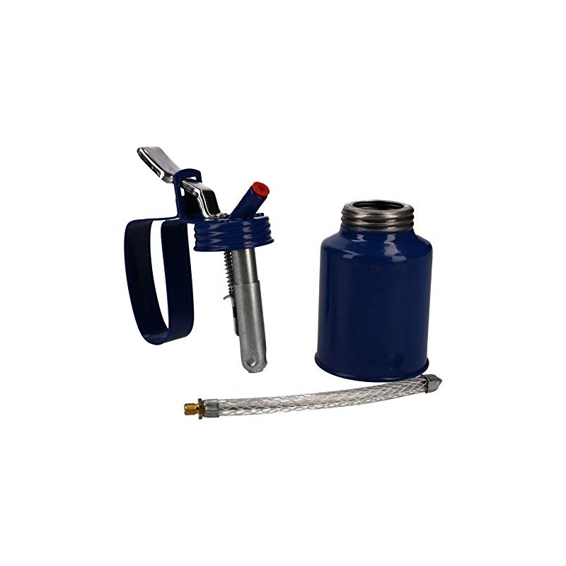 1/4 Pint Oil Lubricant Metal Can with Flexible Spout Thumb