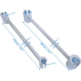 Young Wolf 2 Sets Door Hinges Repair Adjustable Bender Tool Wrench, 14-25mm Door Hinge Adjustment Toolhand Tools Adjustable Wrench Tools