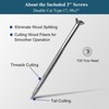 MOSECYOU Door Strike Shim Plates, Standard Size Spacer, Stainless Steel,
