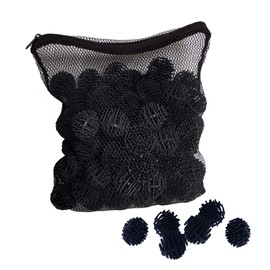 Aquatic Experts Bio Balls Filter Media - 1.5 Inch Large Bio Ball for Pond Filter - Perfect Bio Balls for Pond Filter Media – Made in The USA (100 Count with Mesh Bag)