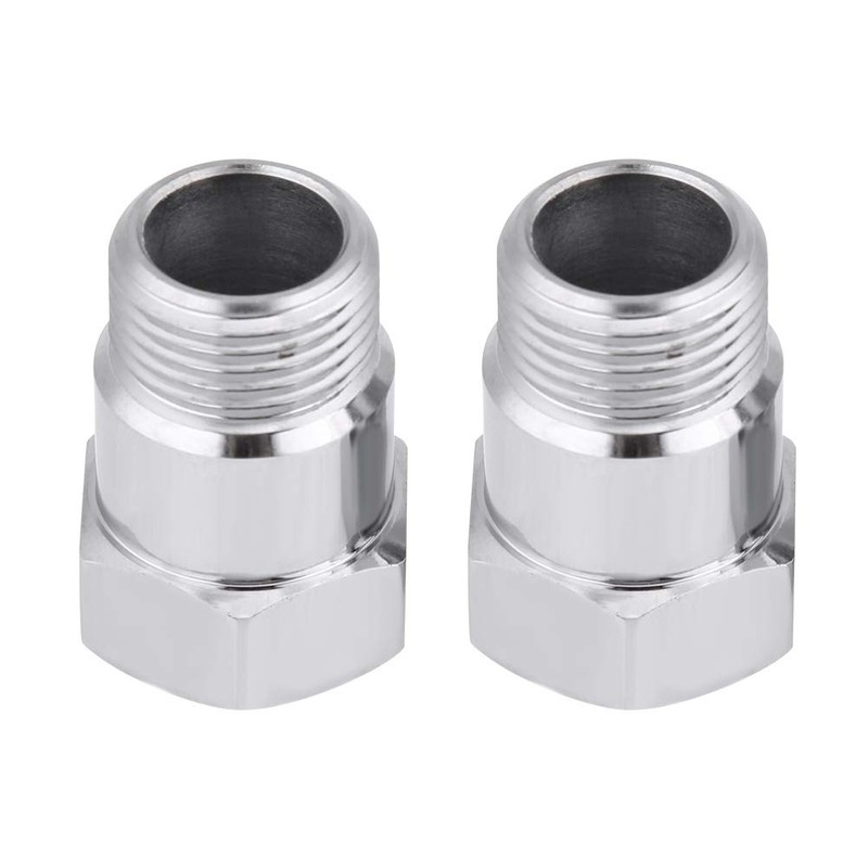 Aramox 2Pcs 32mm M18*1.5 O2 Oxygen Sensor Extender Extension Spacer
