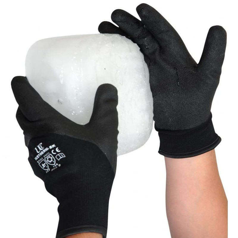 UCi ICETHERM-BLK Thermal Insulated 3/4 HPT Coated Cold Work Gloves