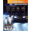 SHENKENUO For Peterbilt 579 389 Upgrade LED Combo Bulbs Headlight
