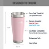 THERMOS ICON SERIES, Stainless Steel Tumbler, Sunset Pink, 16 oz