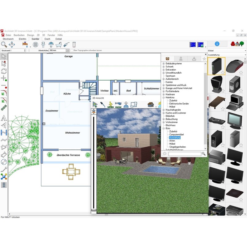 Architekt 3D X8 Innenarchitekt