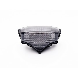 Bright2wheels Motorcycle LED Tail Light with Turn Signals Compatible with 03-08 FZ6 Smoke Lens