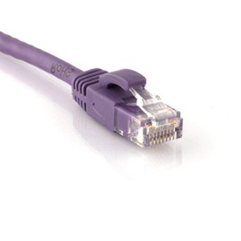 Networx® RJ45 Cat 6 Ethernet Patch Cable 5 Foot Purple Booted UTP for PC, TV, Tablet, Gaming, Routers, and Printers, High Speed 10Gbps, Gold Plated, Indoor/Outdoor Use