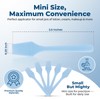 Kopperko Mini Cosmetic Spatula (2.5”, 100 Pack) - Small Plastic