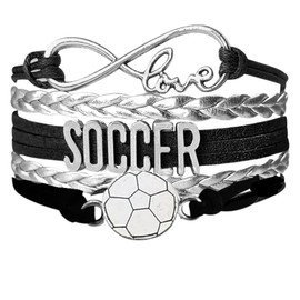 Pulsera de fútbol, joyería de fútbol, regalos del fútbol ideal para niñas