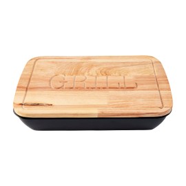 Mud Pie Melamine Tray and Board Set, Tray 5 1/2" X 13" | Spoon 5 1/2"