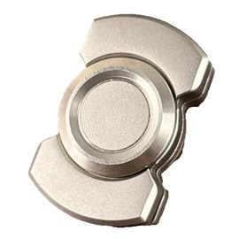 3-in-1 Fidget Toys Adults: Spinner, Slider & Clicker – Magnetic Stainless Steel Bearings for Super-Stable Rotation – Ultimate Stress Relief, Enhanced Focus, and Habit Breaking Companion(Silver)