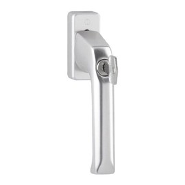Hoppe Duraplus Window Handle London Natural Aluminium/Lockable/(Secu100 ®)