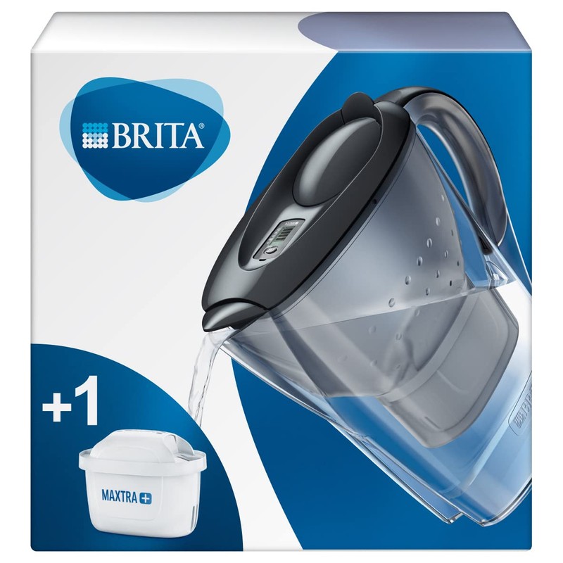 BRITA 1029656 Marella Water Filter, Compatible with MAXTRA+ Cartridges, Water