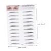 SAFIGLE 2pcs Eyebrow Stickers Imitation Hair Like Transfer Tool for