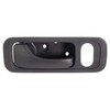 TRQ Front Left Interior Door Handle Black Drivers Side Compatible