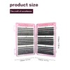 JUKOTA Pack of 600 Eyelash Extensions 30-40-50-60-80-100 D Curl Lash