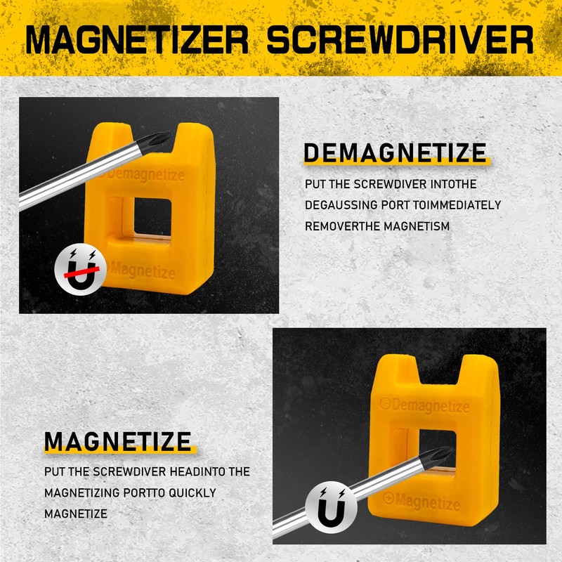 53-piece Magnetic Screwdrivers Set with Case,Phillips, Hex, Pozidriv,Torx and Precision