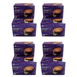 Barissimo French Vanilla Cappuccino Coffee Cocoa Pods 2 Pack K-Cup Compatible Pack of 4