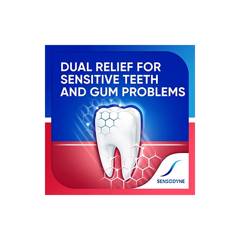 Sensodyne Sensitivity & Gum Whitening Toothpaste, Toothpaste for Sensitive Teeth