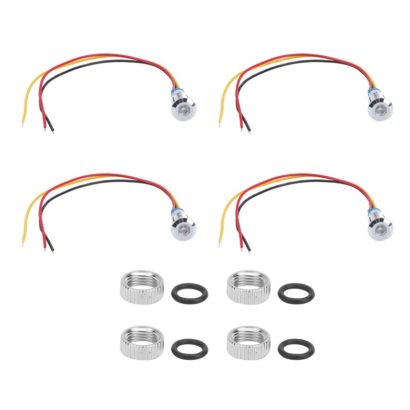 4 Set LED Indicator Light Common Cathode Lamp Industrial Control