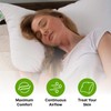 GhostBed Faux Down Pillow - Down Alternative with Breathable, Cool