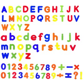 79 Pieces Magnetic Letters Set Colorful Magnet Toys Kids Magnetic Numbers and Alphabet for Fridge Refrigerator Magnets Educational Toys for Preschooler Baby Toddler Children