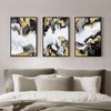 Zessonic Black and Gold Wall Art, Abstract Framed Canvas Print