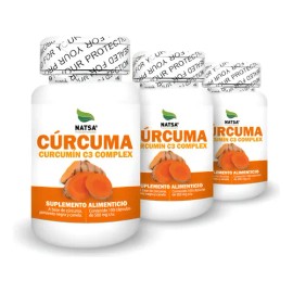 Curcuma Complex, 300 Cápsulas (3 Frascos 100 Cap C/u)
