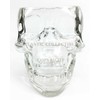 Ebros Crystal Cave Skeleton Skull Glass Bowl 10 Ounces Or