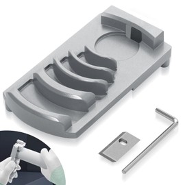 PVC Pipe Chamfer Tool with Sharp Blade for Pipe Burring, Deburring Tool for Six Pipe Sizes from 1-1/4 to 4", for PVC ABS CPVC PP PE Pipe