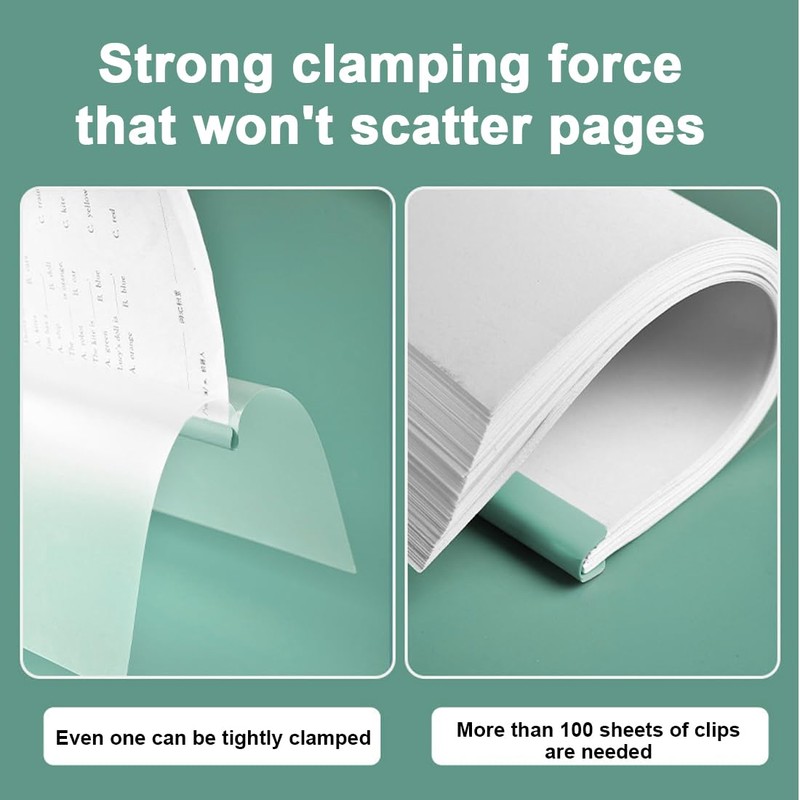 Pack of 10 A4 Sliding Bar Binder, Plastic A4 Sliding