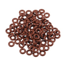 INFINAUTO O Ring Seal Gasket, 3mm ID x 2mm CS for Cars Trucks SUVs Trailers Orings Seal Washer Replacement Automotive Faucet Repair Brown, 100 Pcs