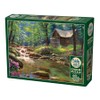 Cobble Hill 1000 Piece Puzzle - Fishing Cabin - Sample