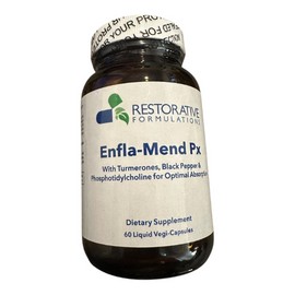 Restorative Formulations Enfla?Mend Px 60 Veg Caps Turmeric Inflammation Support