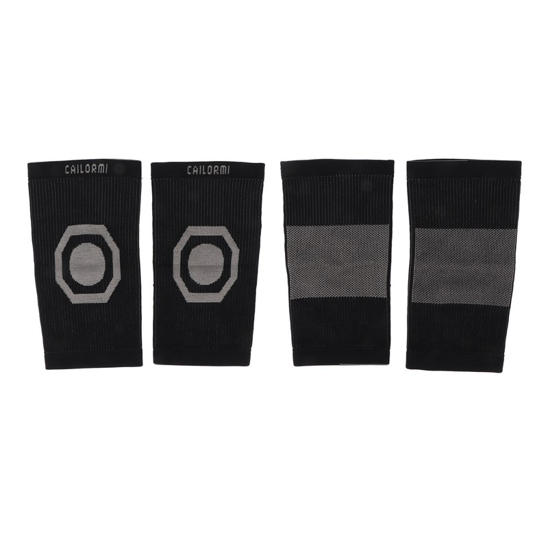 2pcs Graphene Knee Warmers Shock Absorption Resilience Soft Breathable Graphene