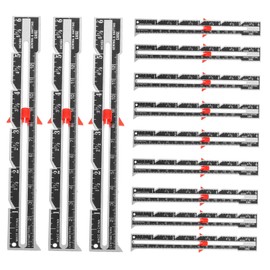 Operitacx Multipurpose Quilting Sewing Ruler Knitting Gauge Measuring Tool for Accurate Diy Projects