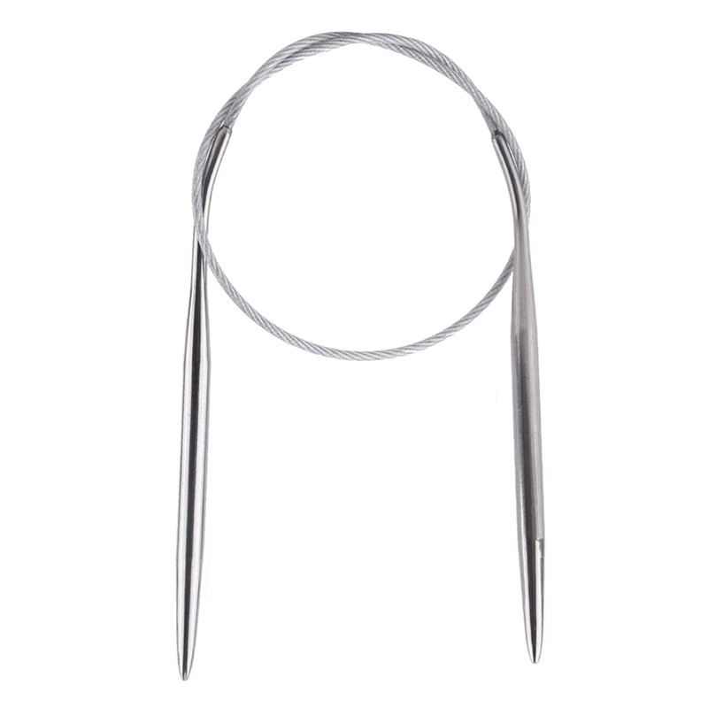 11pcs Steel Stainless Circular Needle Knitting Tools Crochet Craft Accessories