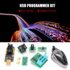 USB Programmer Kit with SOP8 Clip EEPROM Burner BIOS Flasher