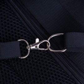 Carrying Strap Repair Kit, 36 Pack, 20 mm Width, Silver Colours, for up to 20 mm Wide Webbings, Carabiner Hook, Ladder Buckle, D-Ring, Carabiner Key Pendant, Pocket Carabiner Eyelet Ring Kit