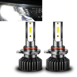 GutGiel 9005/HB3 Light Bulbs for Toyota RAV4 2006-2015 Fog Lights Bulb High and Low Beam Fog Lamps Replacements Bulbs, 6000K White 500% Brighter With Built-In Driver, Automotive Lighting Accessories