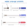 Glarks 4Pcs 11'' and 7'' Professional BNC and F Connector