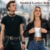 BELTROAD Stylish Studded Belt for Men Women Goth Punk Belts