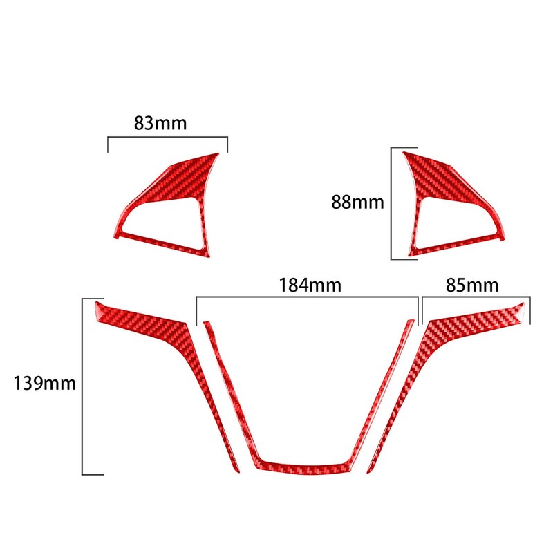 PJFUS Center Console Sticker Compatible with Camaro 2012-2015 (Steering Wheel