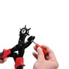 TAKIT Hole Punch Plier, Revolving Heavy Duty Leather Hole Punching