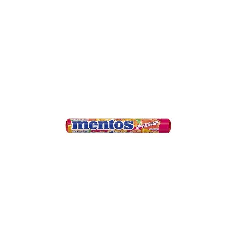 Kracie Mentos Peach Orange, 1.3 oz (37.5 g) x 12
