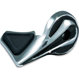 Kuryakyn 6354 Motorcycle Handlebar Accessory: Kinetic Throttle Boss, Universal Fit with Kuryakyn Kinetic Grips, Chrome, Pack of 1